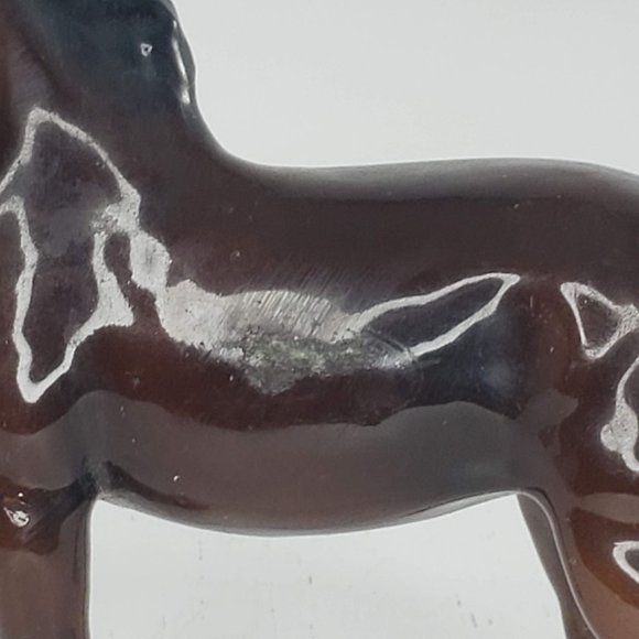 Mortens Studio Horse Pony Bay Brown Figurine Mid Century 1950s - Picture 3 of 9